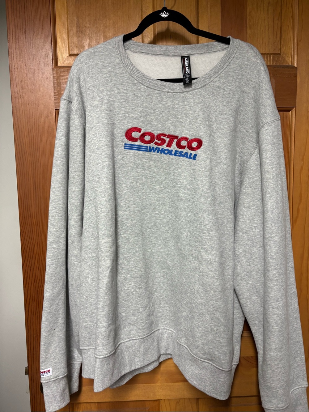 Men's Gray Costco Logo Crewneck Sweatshirt